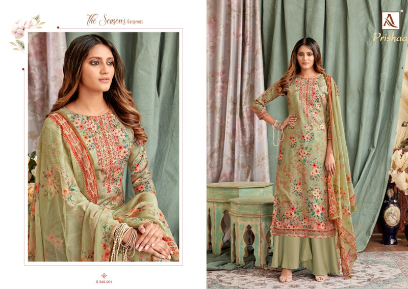 Alok Suit Launch By Prishaa Jam Cotton Print With Swarovski Diamond Work Pakistani Salwar Suit