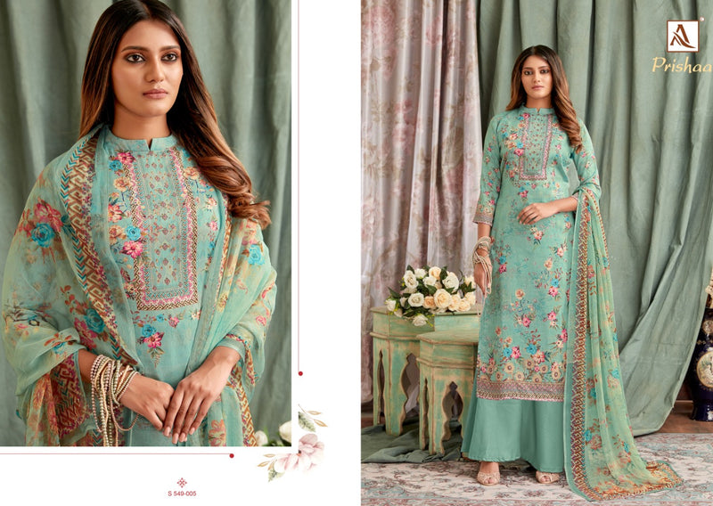 Alok Suit Launch By Prishaa Jam Cotton Print With Swarovski Diamond Work Pakistani Salwar Suit