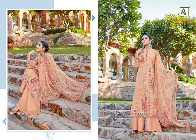 Alok Suit Launch Samiksha Pure Cotton Work With Digital Printed Designer Casual Wear Salwar Kameez