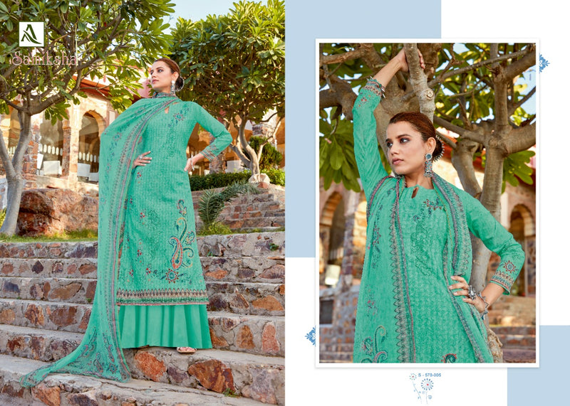 Alok Suit Launch Samiksha Pure Cotton Work With Digital Printed Designer Casual Wear Salwar Kameez