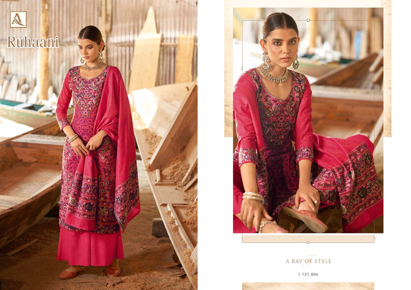 Alok Suit Ruhaani Pashmina Designer Weaving Jacquard  Suit