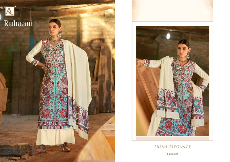 Alok Suit Ruhaani Pashmina Designer Weaving Jacquard  Suit