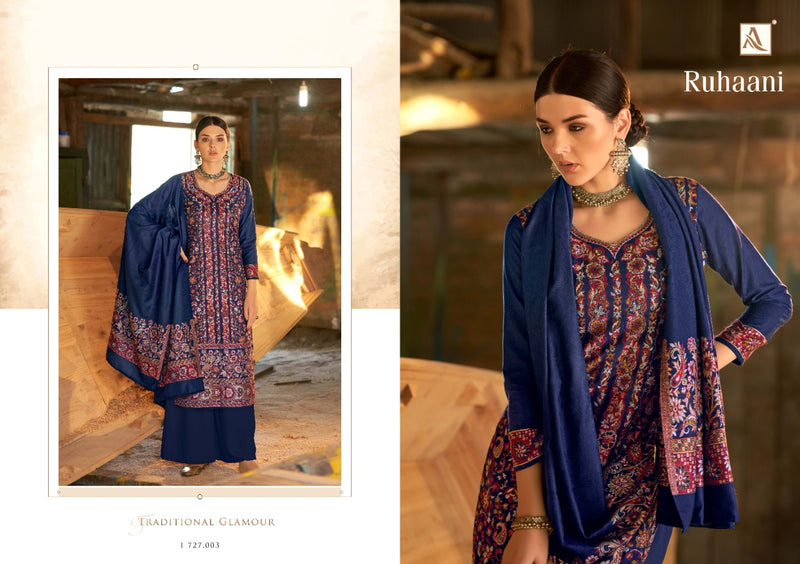 Alok Suit Ruhaani Pashmina Designer Weaving Jacquard  Suit