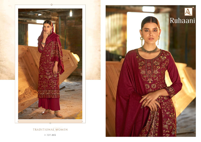 Alok Suit Ruhaani Pashmina Designer Weaving Jacquard  Suit