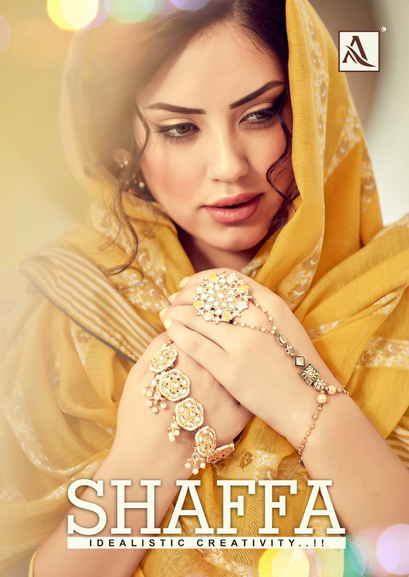 Alok Suit Shaffa Pure Jam Cotton Fancy Embroidered Work Salwar Kameez