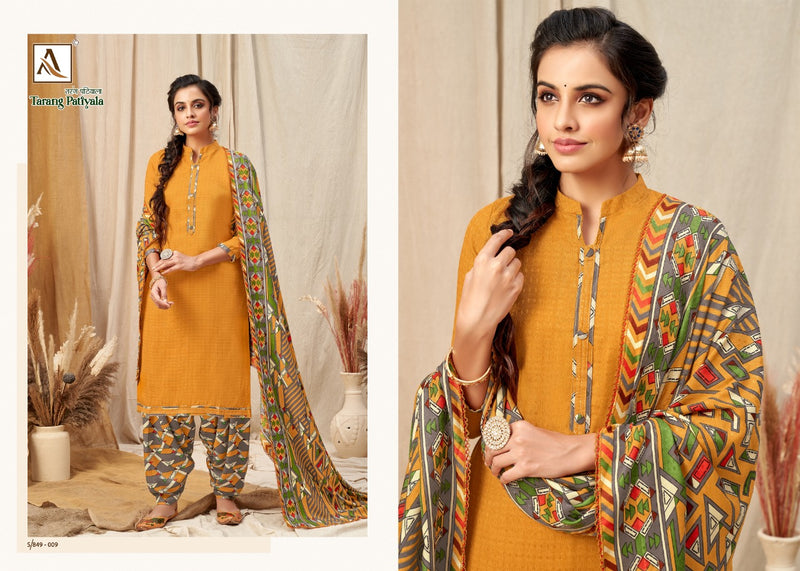 Alok Suit Tarang Patiyala Pashmina Fancy Salwar Suit