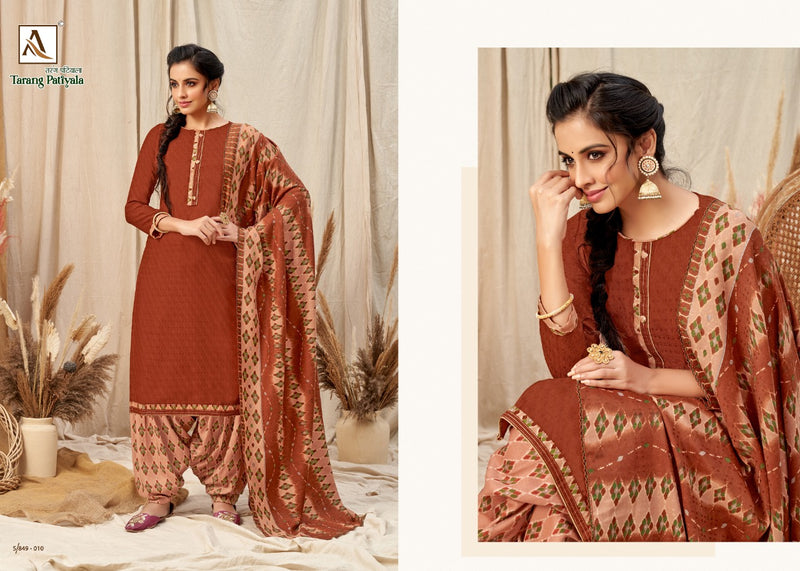 Alok Suit Tarang Patiyala Pashmina Fancy Salwar Suit