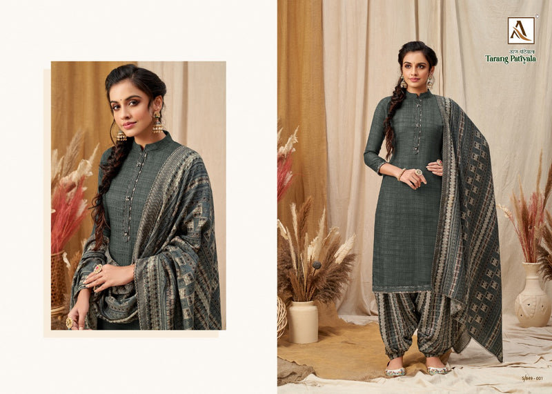 Alok Suit Tarang Patiyala Pashmina Fancy Salwar Suit