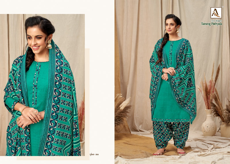 Alok Suit Tarang Patiyala Pashmina Fancy Salwar Suit