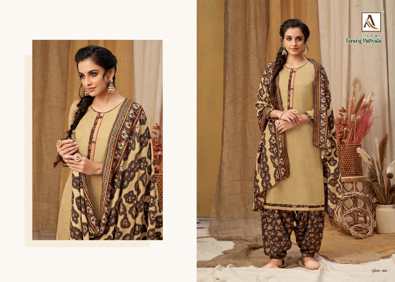 Alok Suit Tarang Patiyala Pashmina Fancy Salwar Suit