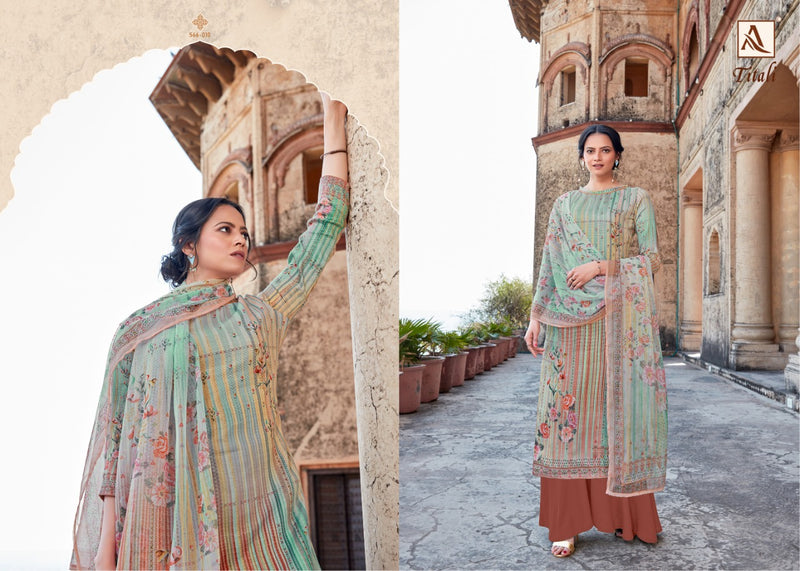 Alok Suit Titali Jam Satin Digital Print Swarovski Diamond Work Salwar Suits