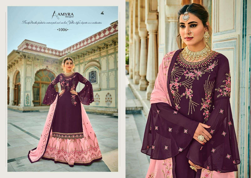 Amyra Designer Panghat Vol 10 Blooming Georgette With Heavy Diamond Work