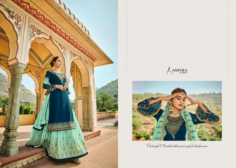 Amyra Designer Panghat Vol 10 Blooming Georgette With Heavy Diamond Work