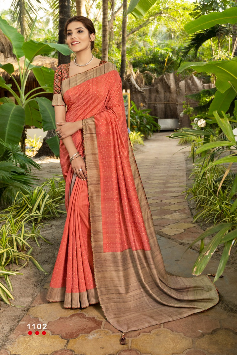 Angarika Presents Nyara Soft Silk Fancy Designer Attractive Look Casual Wear Fancy Sarees