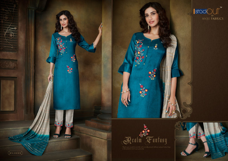 Anju Fabrics Mohabbatein Silk Fancy Designer Kurti