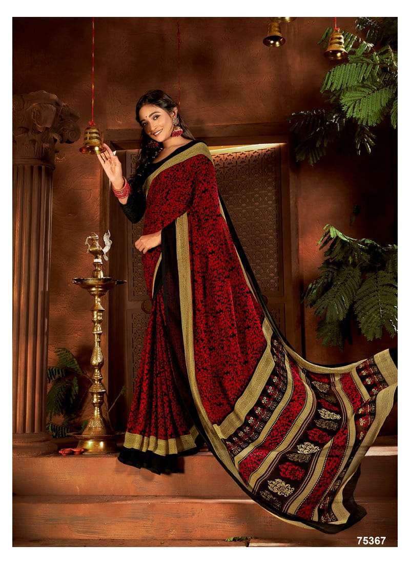 Antra Ishani Vol 19 Chiffon silk Daily Wear Saree