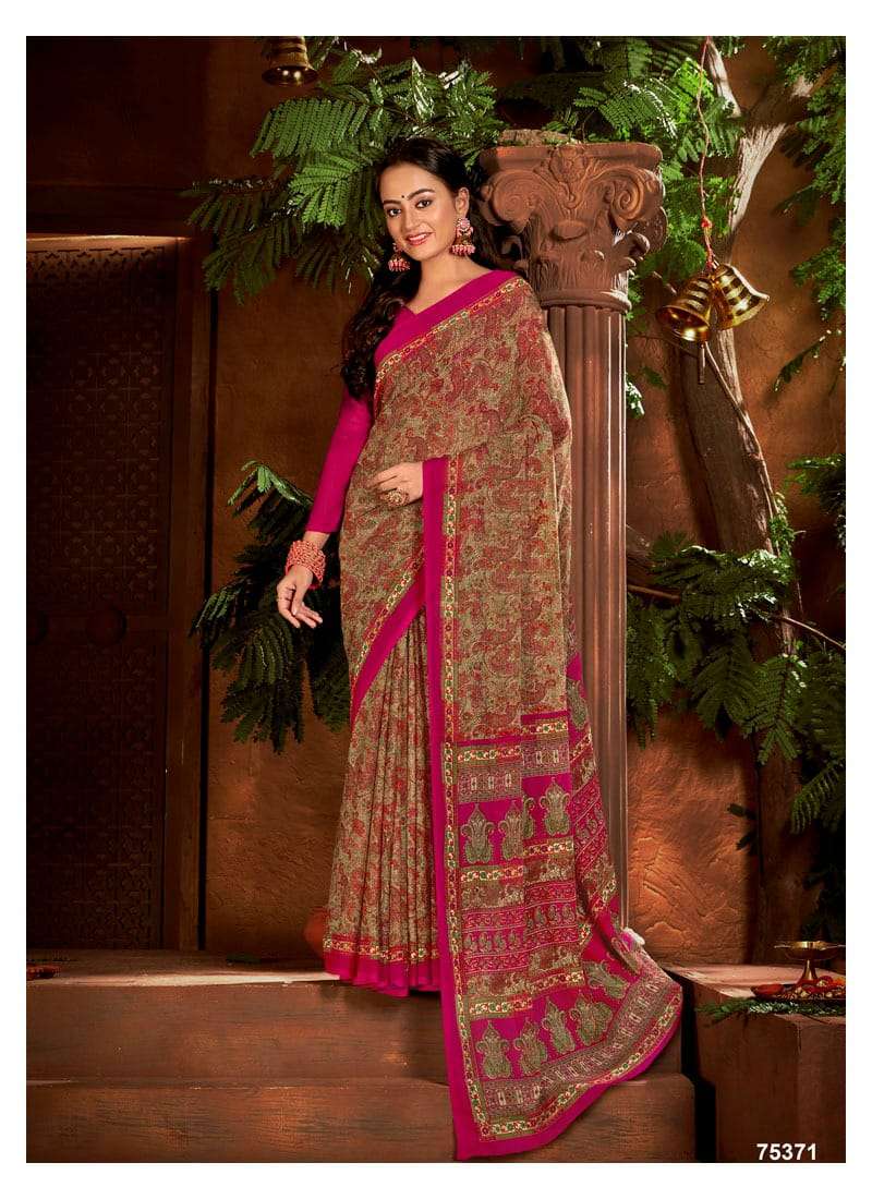 Antra Ishani Vol 19 Chiffon silk Daily Wear Saree