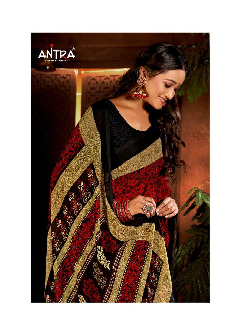 Antra Ishani Vol 19 Chiffon silk Daily Wear Saree