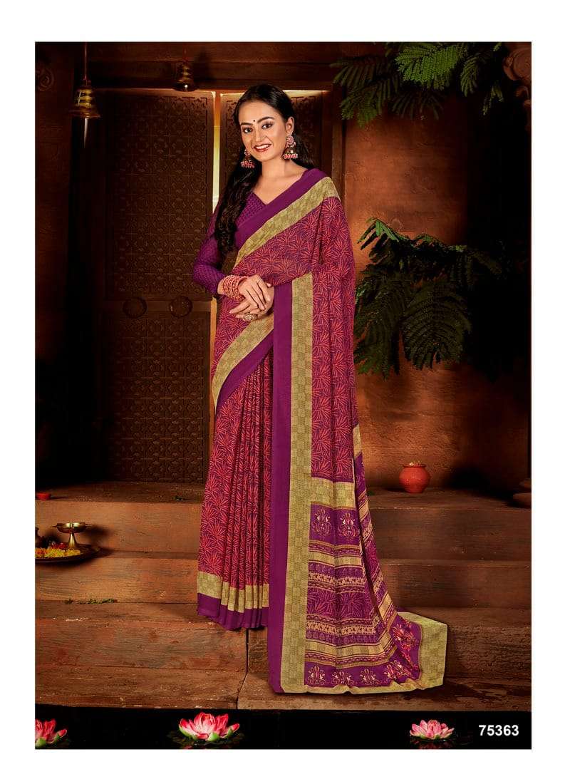 Antra Ishani Vol 19 Chiffon silk Daily Wear Saree