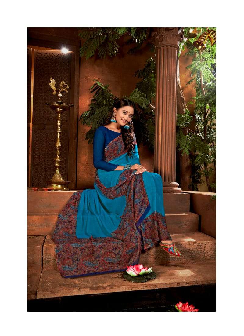 Antra Ishani Vol 19 Chiffon silk Daily Wear Saree