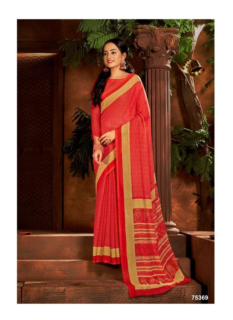 Antra Ishani Vol 19 Chiffon silk Daily Wear Saree