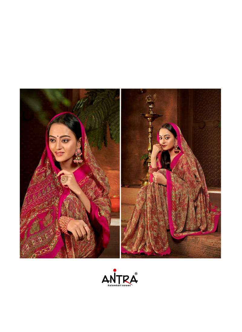 Antra Ishani Vol 19 Chiffon silk Daily Wear Saree