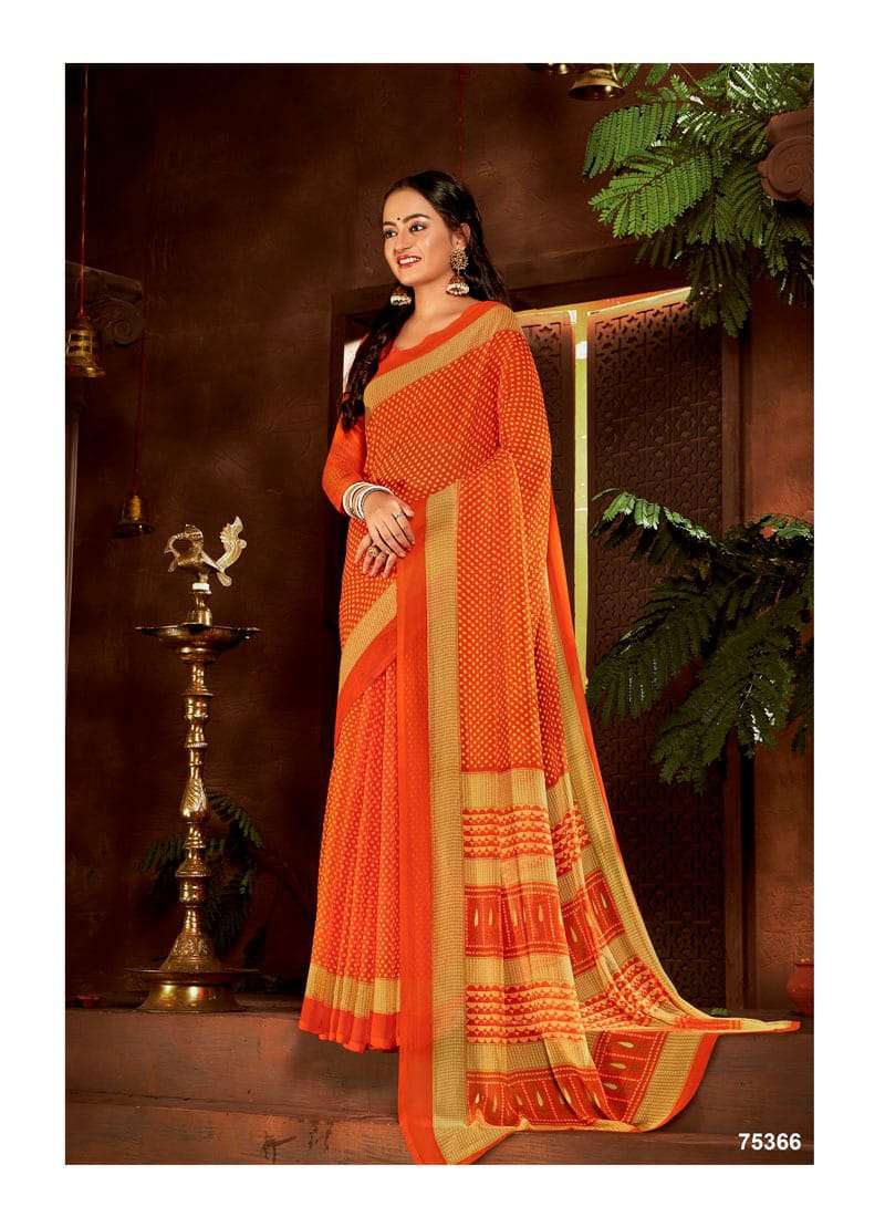 Antra Ishani Vol 19 Chiffon silk Daily Wear Saree