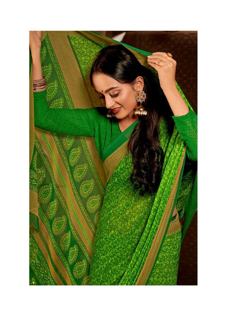 Antra Ishani Vol 19 Chiffon silk Daily Wear Saree