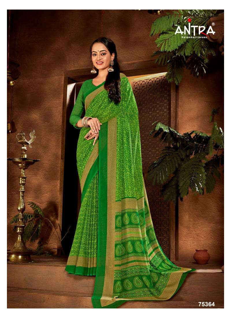 Antra Ishani Vol 19 Chiffon silk Daily Wear Saree