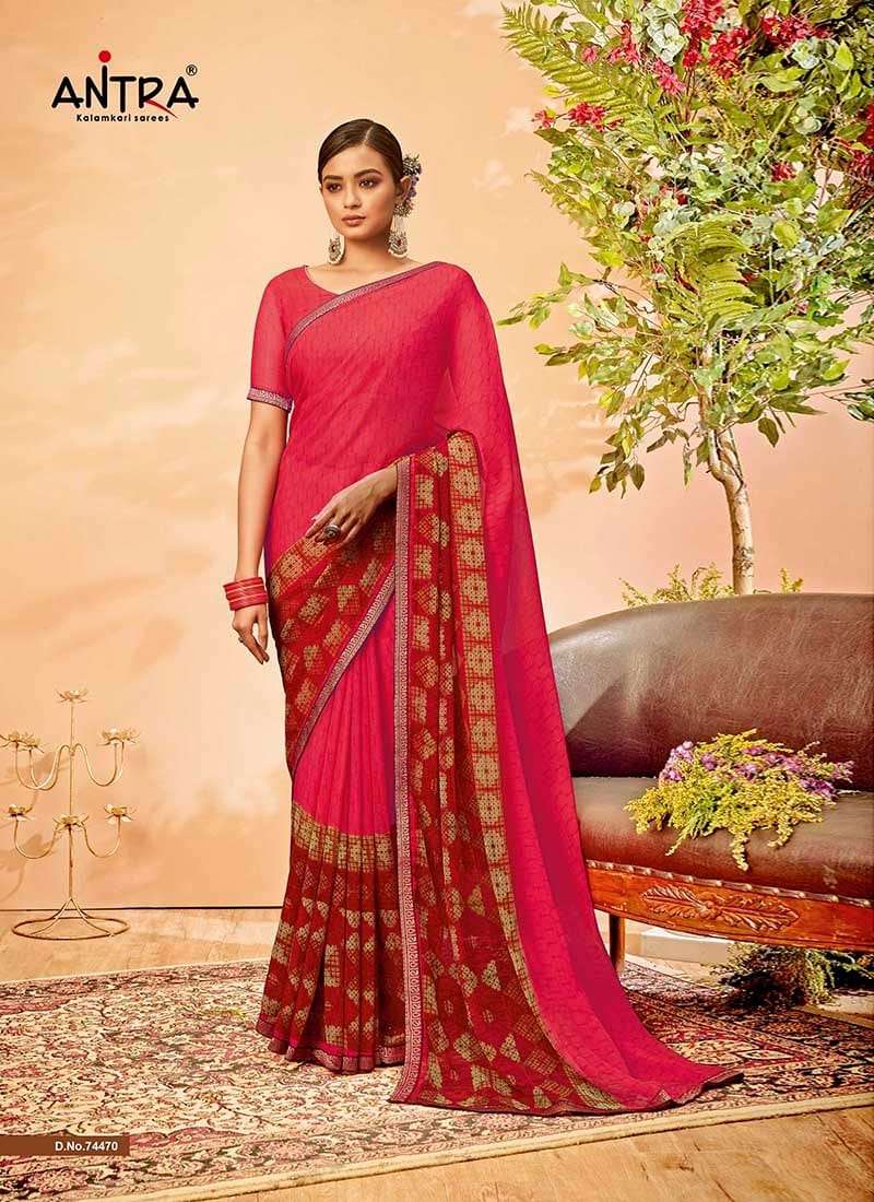 Antra Pratibha Vol 2 Chiffon Designer Fancy Printed Saree