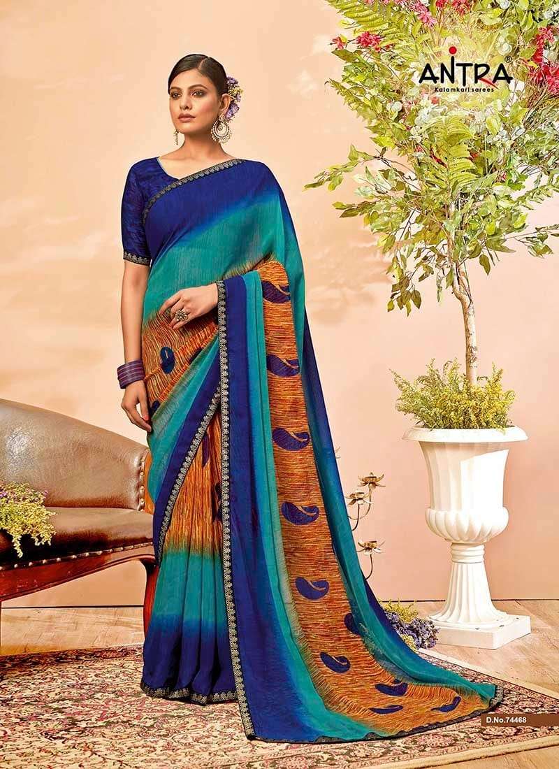 Antra Pratibha Vol 2 Chiffon Designer Fancy Printed Saree