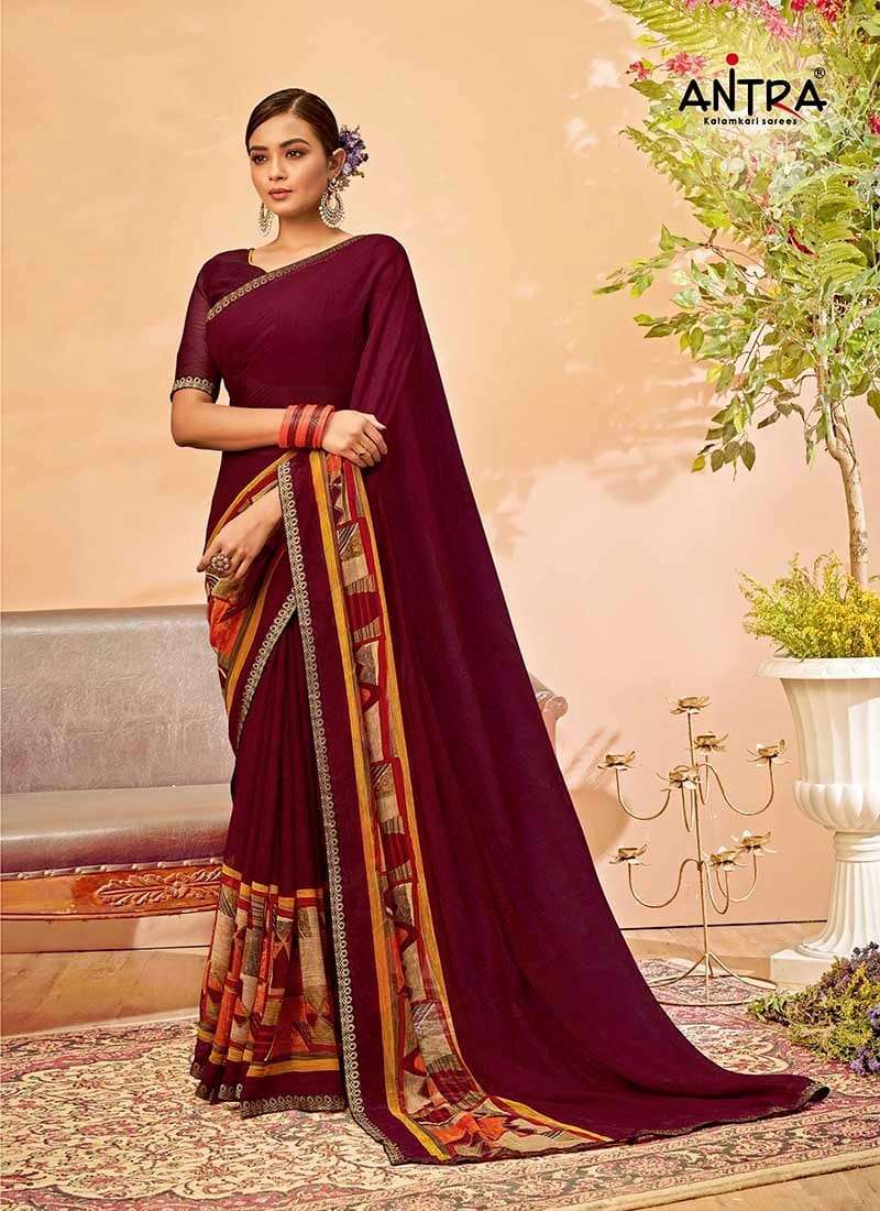 Antra Pratibha Vol 2 Chiffon Designer Fancy Printed Saree