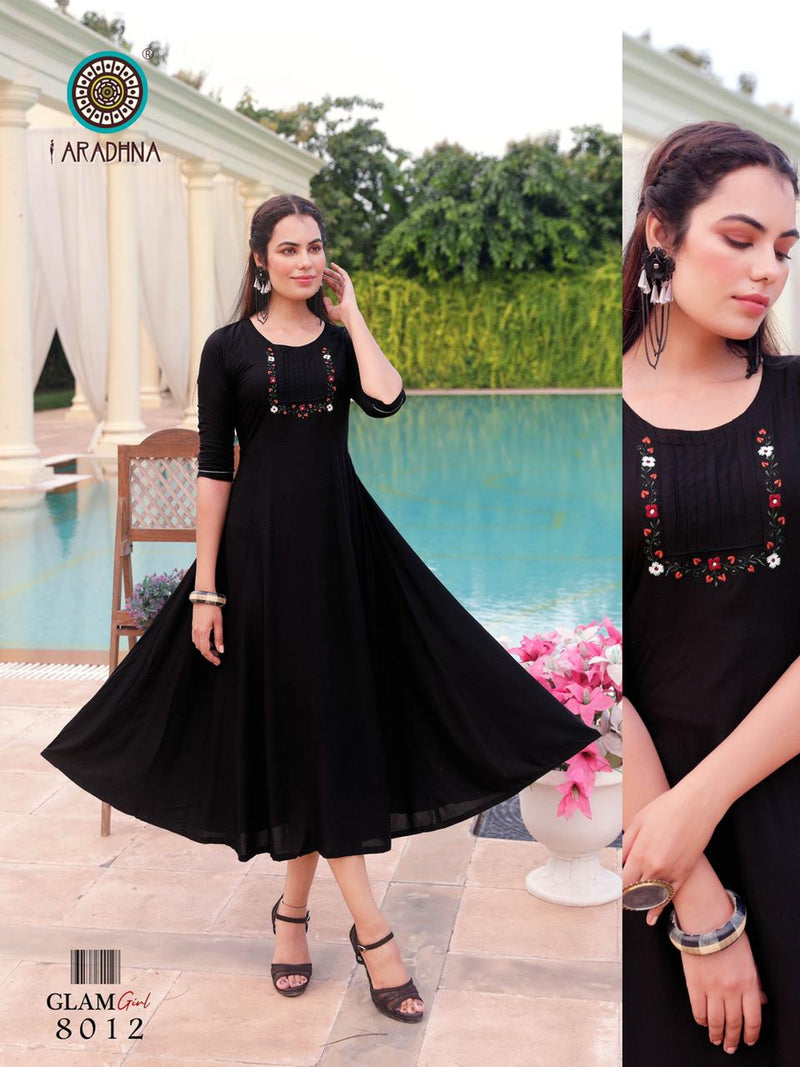 Aradhna Fashion Glam Girl Vol 8 Rayon Casual Wear Kurti Collection
