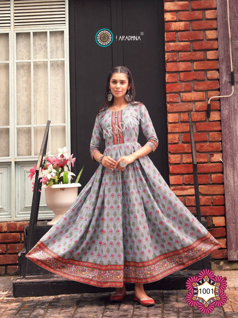 Aradhna Fashion Vol 1 Cotton With  Fancy Designer Kurti