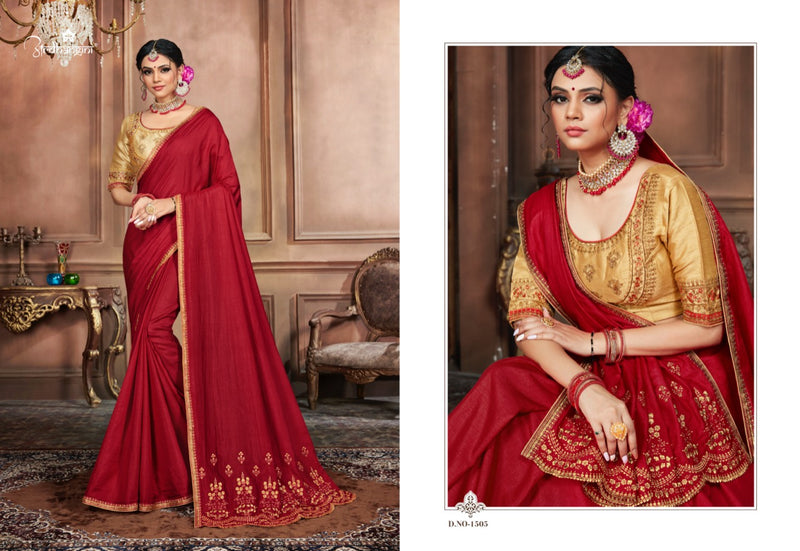 Ardhangini Collection Elegance Silk Pallu Work Saree