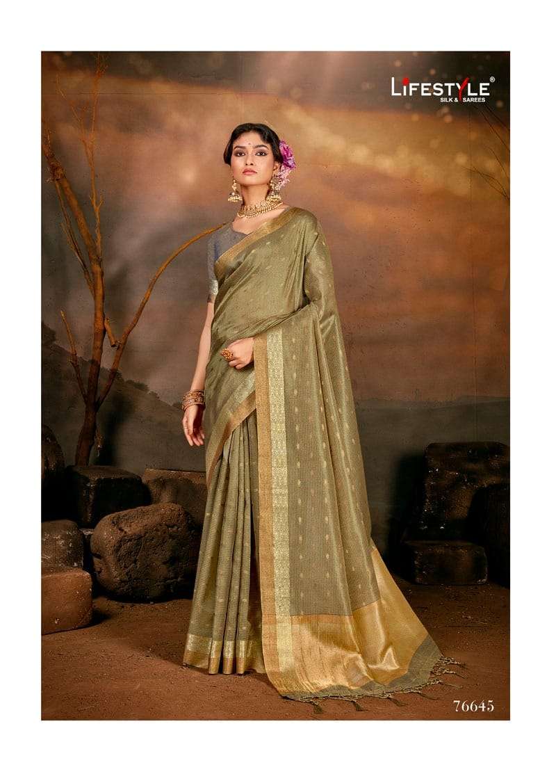 Aroma Silk Vol 1 Cotton Tissue Traditional Wear Saree