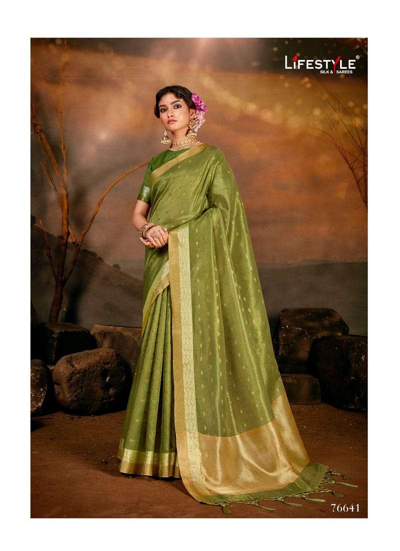 Aroma Silk Vol 1 Cotton Tissue Traditional Wear Saree