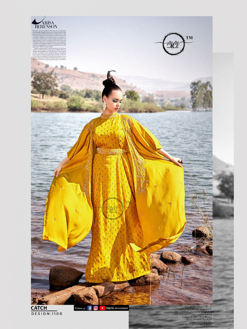 M And M Arzoie Vol 3 Georgette With Elegant Work Stylish Designer Festive Wear Fancy Kurti