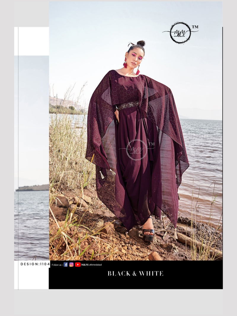 M And M Arzoie Vol 3 Georgette With Elegant Work Stylish Designer Festive Wear Fancy Kurti