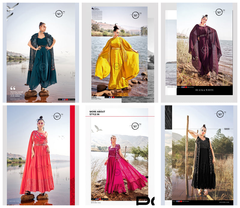 M And M Arzoie Vol 3 Georgette With Elegant Work Stylish Designer Festive Wear Fancy Kurti