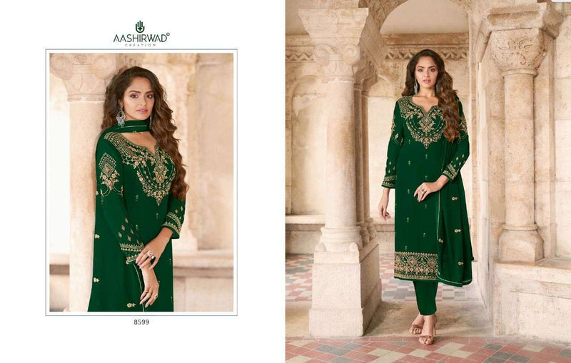 Ashirwad Creation Saarya Georgette Partywear Designer Salwar Suits