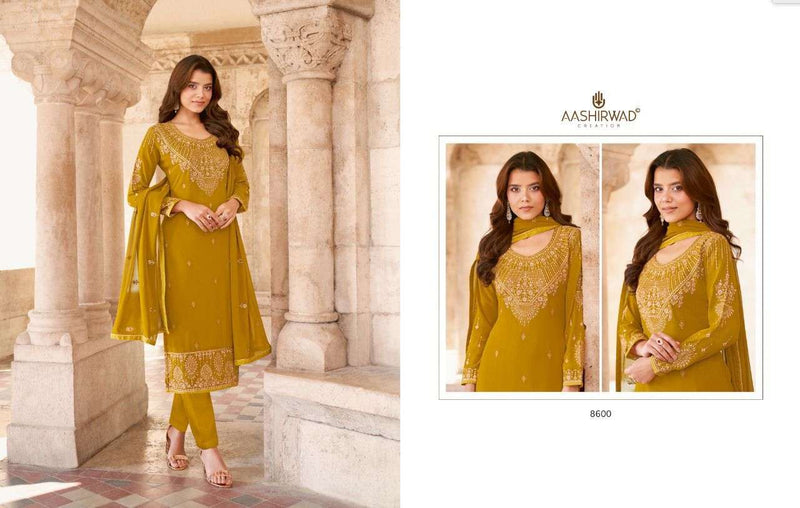 Ashirwad Creation Saarya Georgette Partywear Designer Salwar Suits
