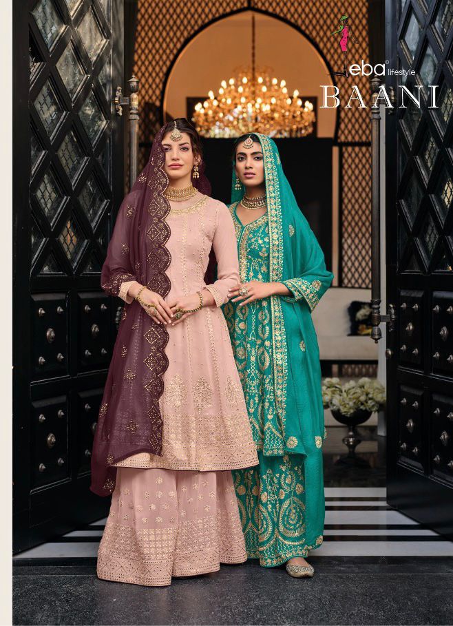 Eba Lifestyle Baani Georgette With Heavy Beautiful Work Stylish Designer Festive Wear Fancy Salwar Kameez