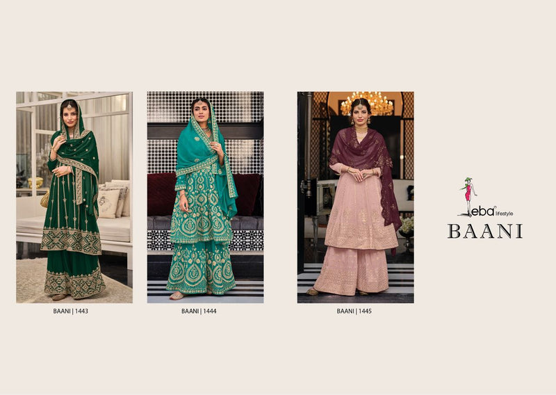 Eba Lifestyle Baani Georgette With Heavy Beautiful Work Stylish Designer Festive Wear Fancy Salwar Kameez