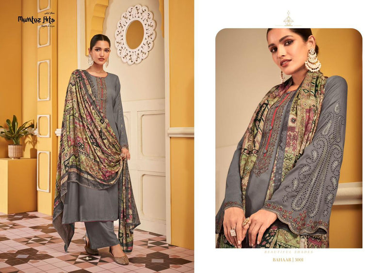 Mumtaz Bahaar Pashmina With Beautiful Heavy Embroidery Work Stylish Designer Fancy Salwar Kameez