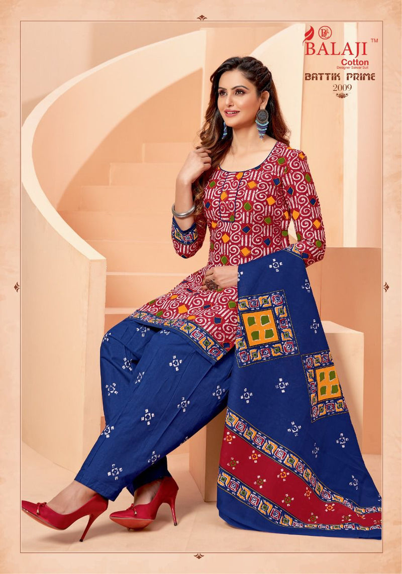 Balaji Cotton Battik Prime Vol 2 Cotton Patiyala Style Festive Wear Printed Patiyala Suits