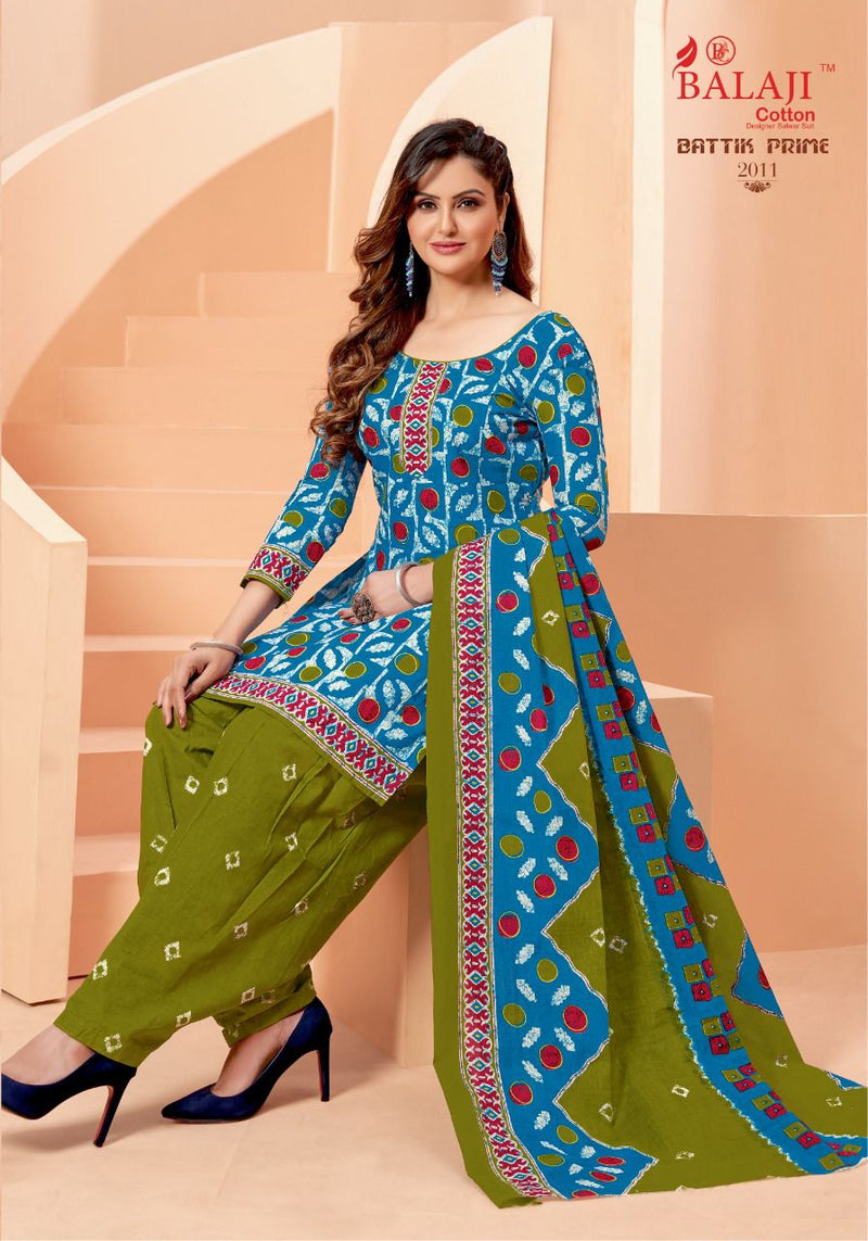 Balaji Cotton Battik Prime Vol 2 Cotton Patiyala Style Festive Wear Printed Patiyala Suits