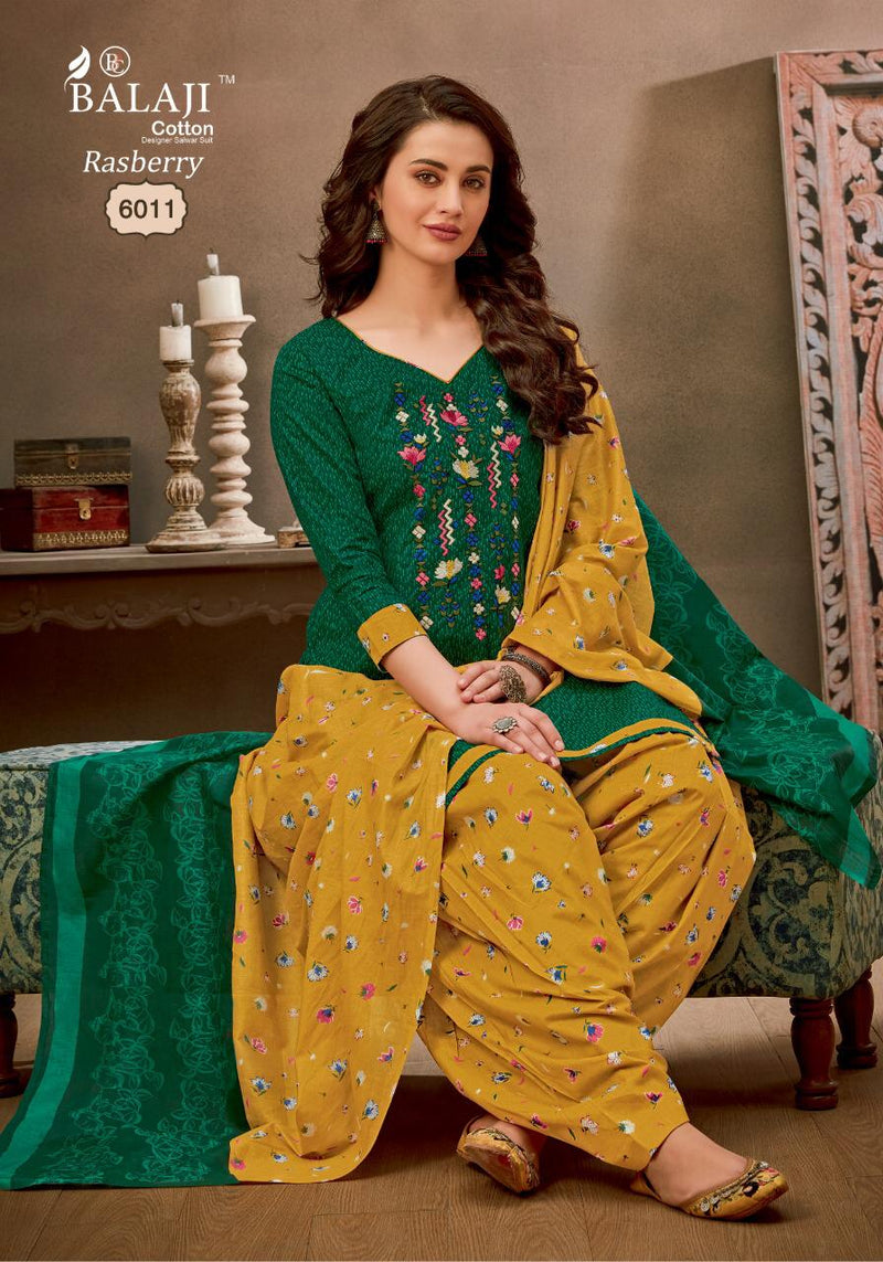 Balaji Cotton Rasberry Patiyala Vol 6 Pure Cotton Patiyala Style Festive Wear Salwar Suits