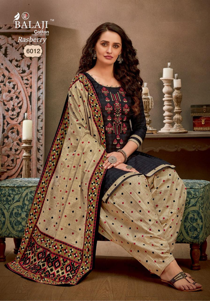 Balaji Cotton Rasberry Patiyala Vol 6 Pure Cotton Patiyala Style Festive Wear Salwar Suits