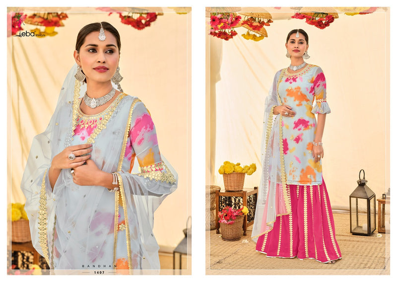 Eba Lifestyle Bandhan Georgette Wedding Wear Embroidered Salwar Suits